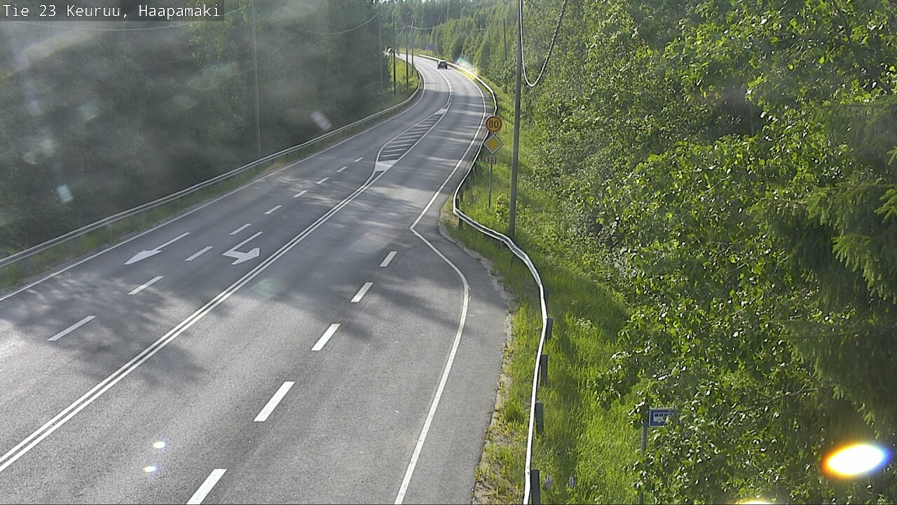 Weather Camera Image Road 23 Haapamäki, Keuruu, Keski-Suomi