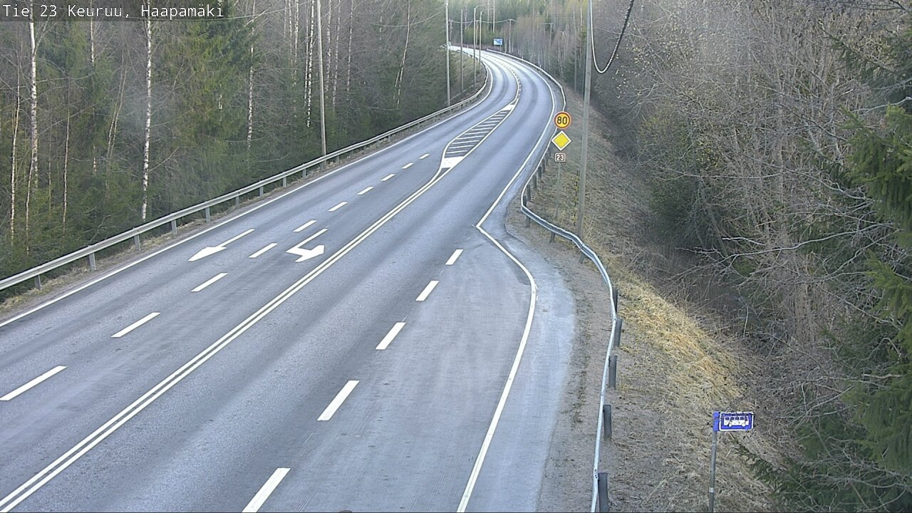 Weather Camera Image Road 23 Haapamäki, Keuruu, Keski-Suomi