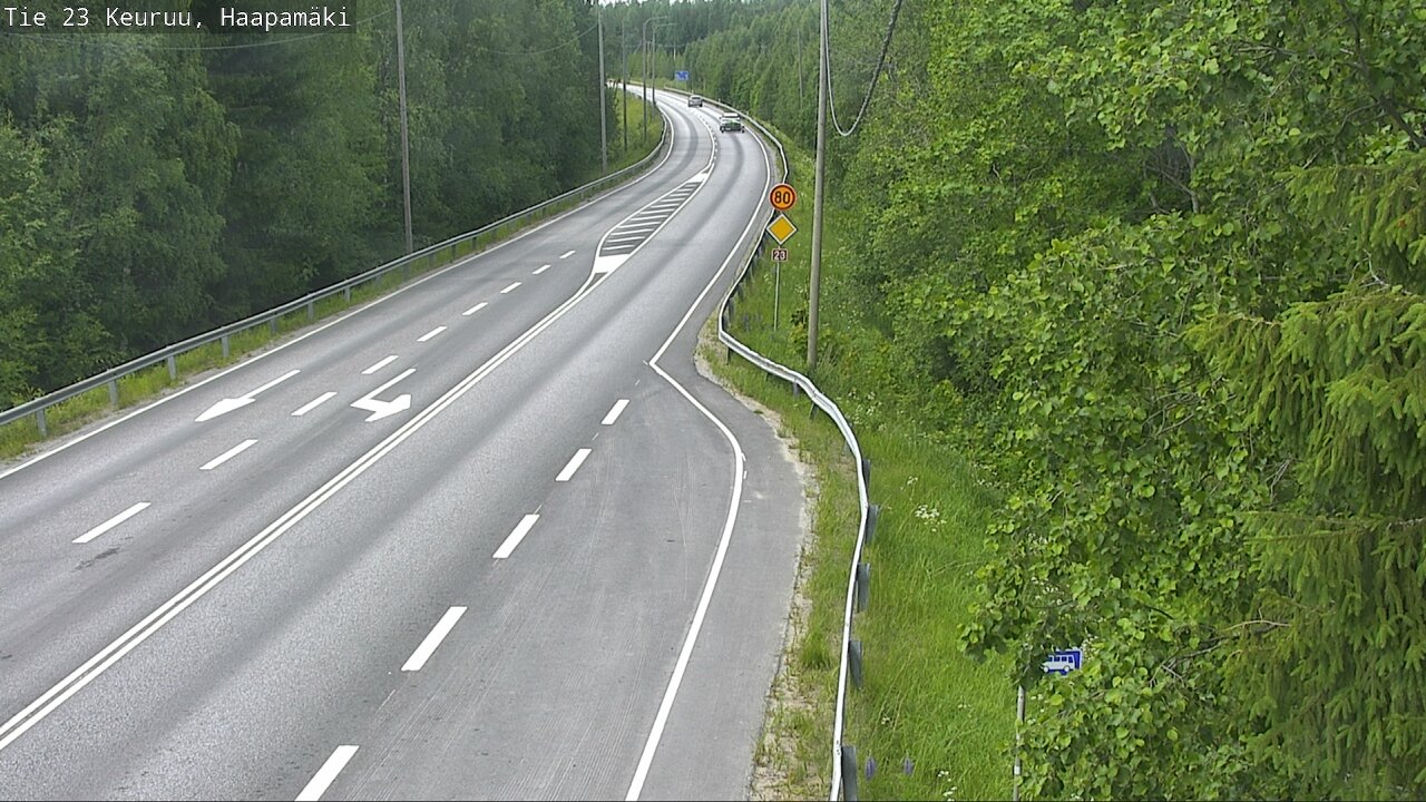 Weather Camera Image Road 23 Haapamäki, Keuruu, Keski-Suomi