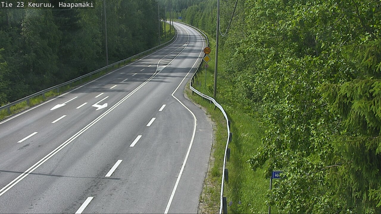 Kelikamerat Kuva Tie 23 Haapamäki, Keuruu, Keski-Suomi