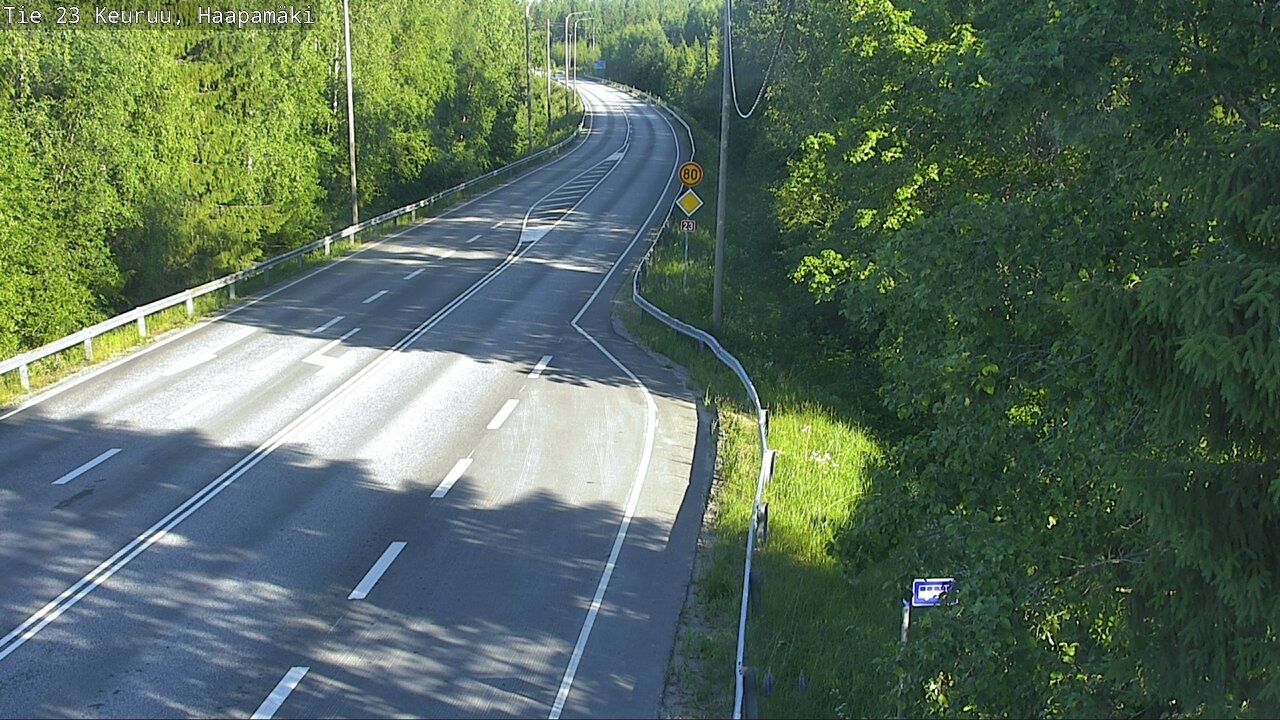 Weather Camera Image Road 23 Haapamäki, Keuruu, Keski-Suomi