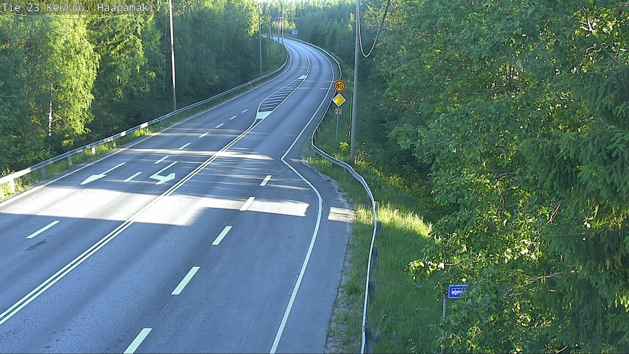 Weather Camera Image Road 23 Haapamäki, Keuruu, Keski-Suomi