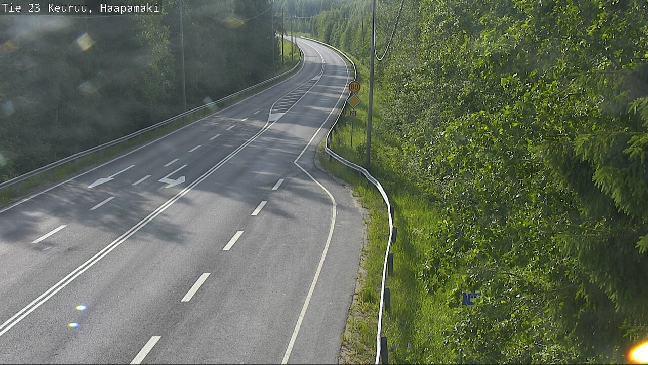 Kelikamerat Kuva Tie 23 Haapamäki, Keuruu, Keski-Suomi