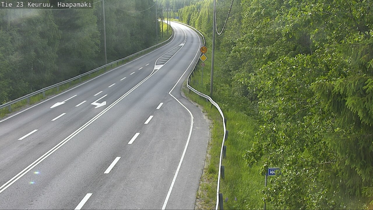 Kelikamerat Kuva Tie 23 Haapamäki, Keuruu, Keski-Suomi