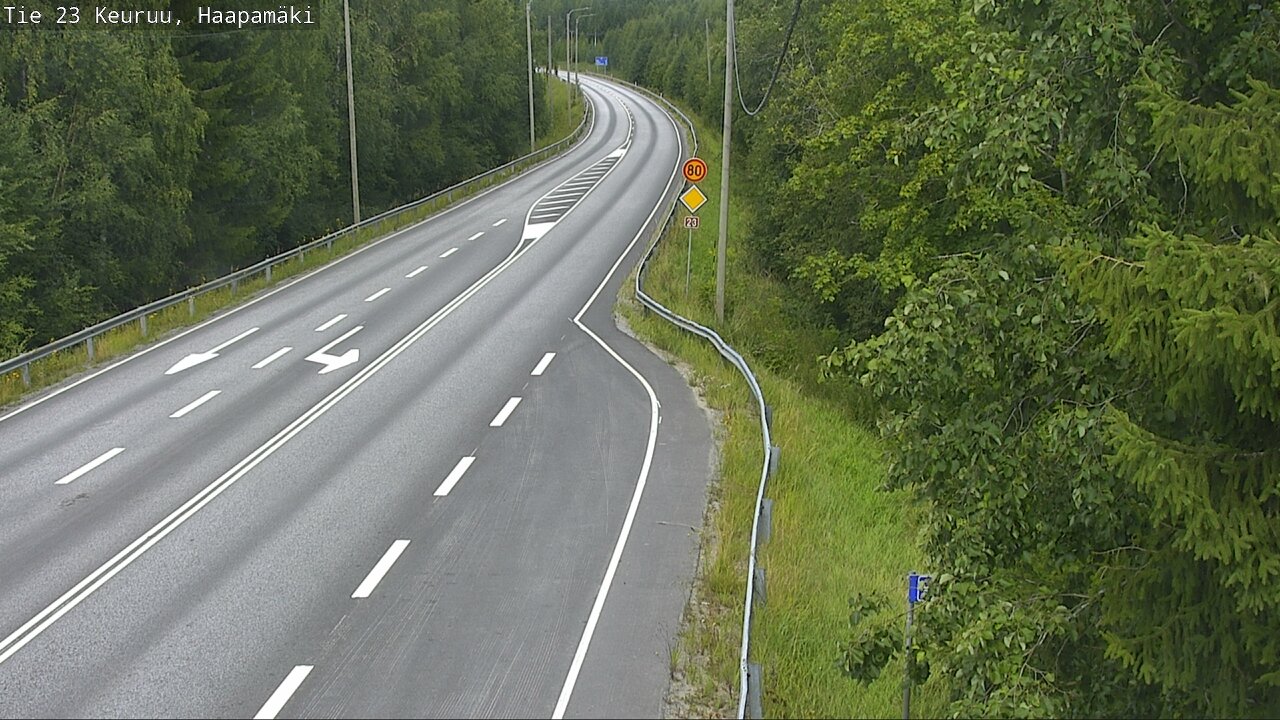 Kelikamerat Kuva Tie 23 Haapamäki, Keuruu, Keski-Suomi
