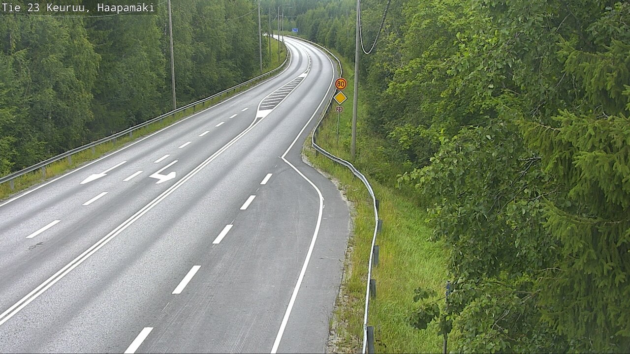 Weather Camera Image Road 23 Haapamäki, Keuruu, Keski-Suomi