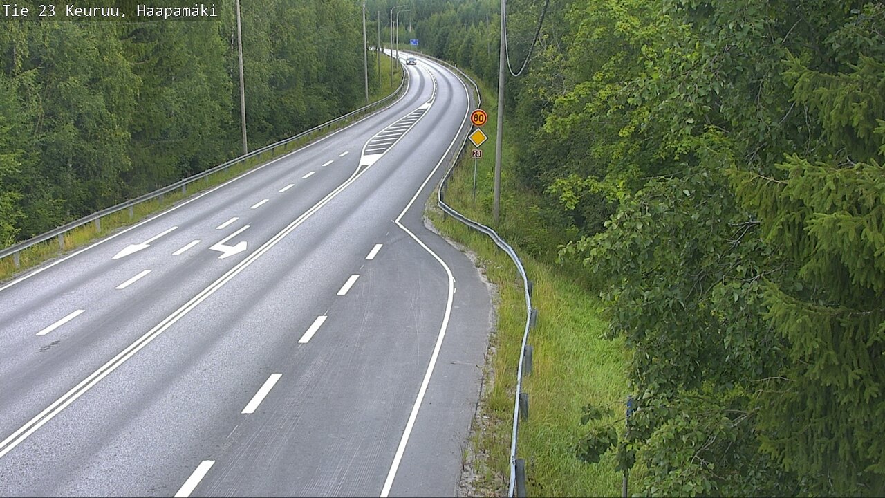 Weather Camera Image Road 23 Haapamäki, Keuruu, Keski-Suomi