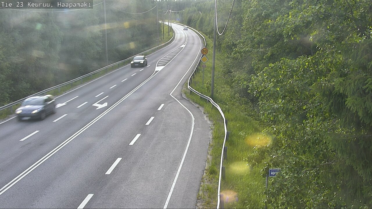 Weather Camera Image Road 23 Haapamäki, Keuruu, Keski-Suomi