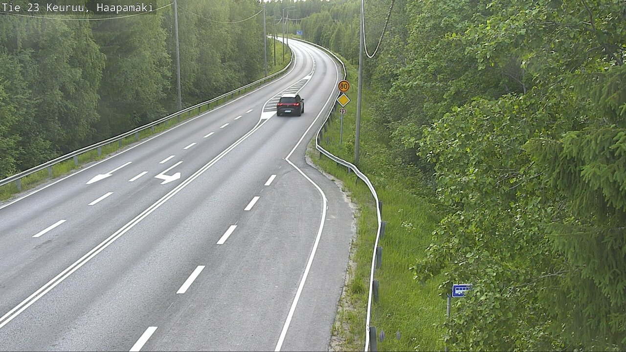 Weather Camera Image Road 23 Haapamäki, Keuruu, Keski-Suomi