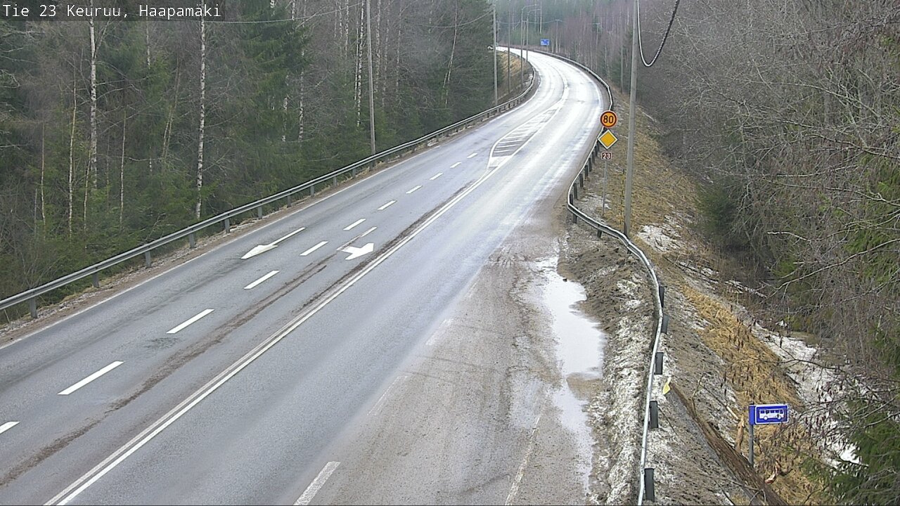 Weather Camera Image Road 23 Haapamäki, Keuruu, Keski-Suomi