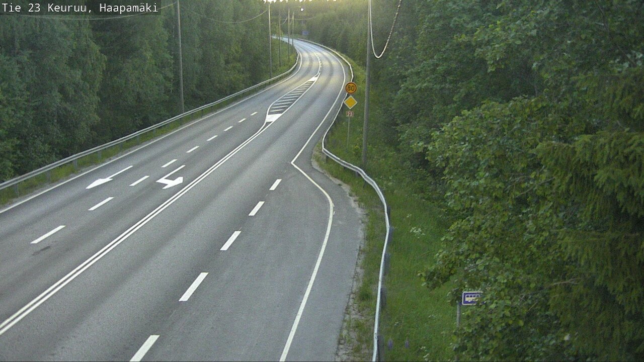 Weather Camera Image Road 23 Haapamäki, Keuruu, Keski-Suomi