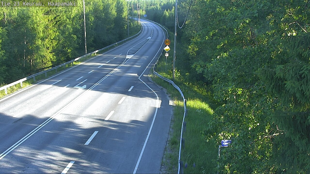 Weather Camera Image Road 23 Haapamäki, Keuruu, Keski-Suomi