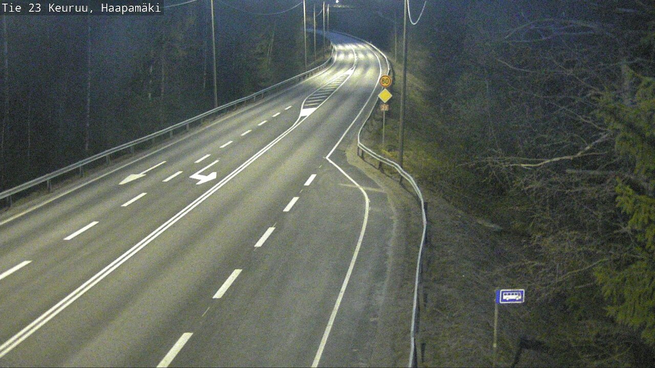 Weather Camera Image Road 23 Haapamäki, Keuruu, Keski-Suomi