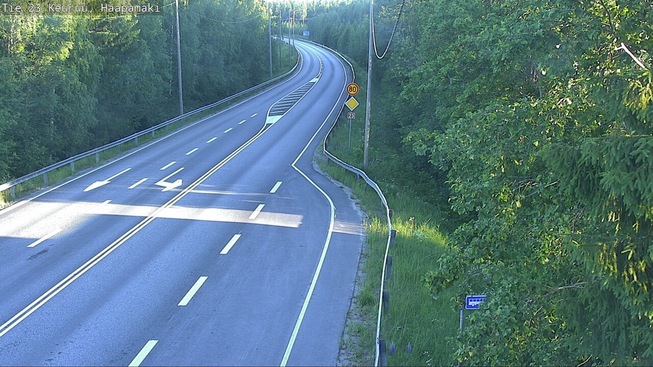Weather Camera Image Road 23 Haapamäki, Keuruu, Keski-Suomi