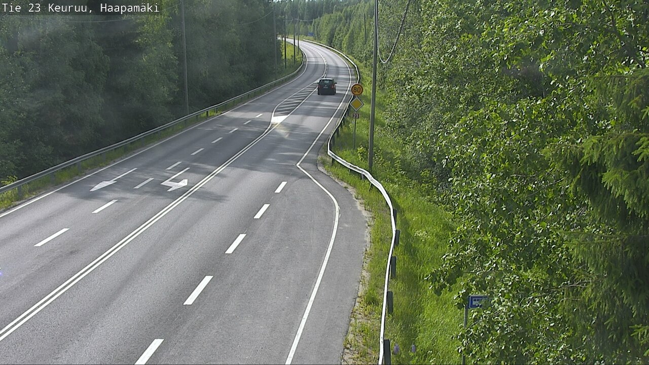 Weather Camera Image Road 23 Haapamäki, Keuruu, Keski-Suomi