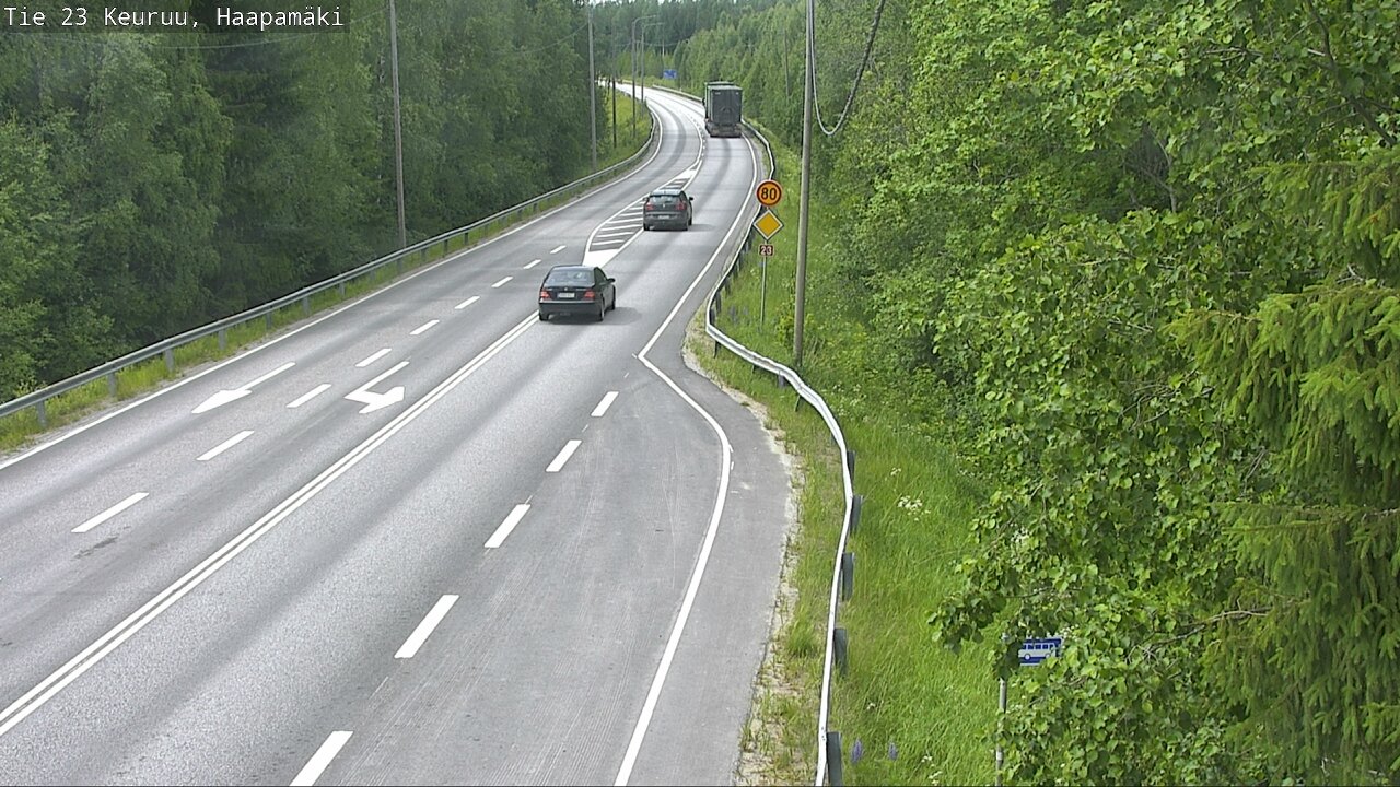 Weather Camera Image Road 23 Haapamäki, Keuruu, Keski-Suomi