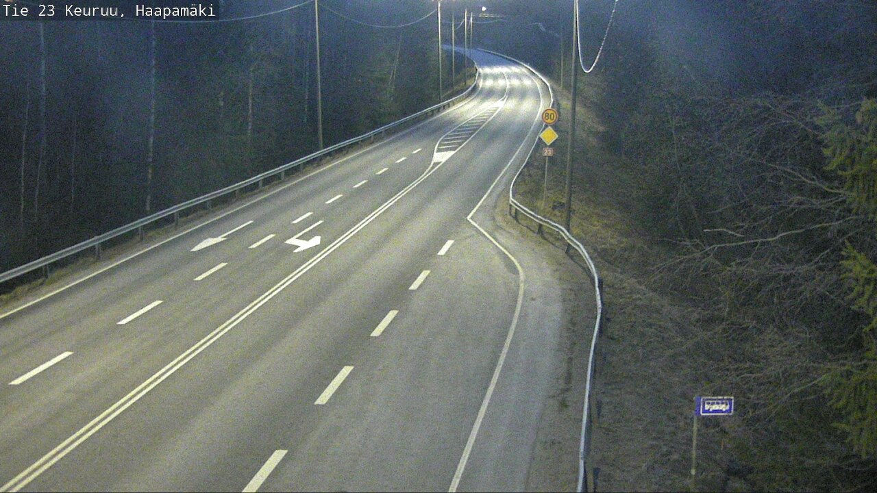 Weather Camera Image Väg 23 Haapamäki, Keuruu, Keski-Suomi