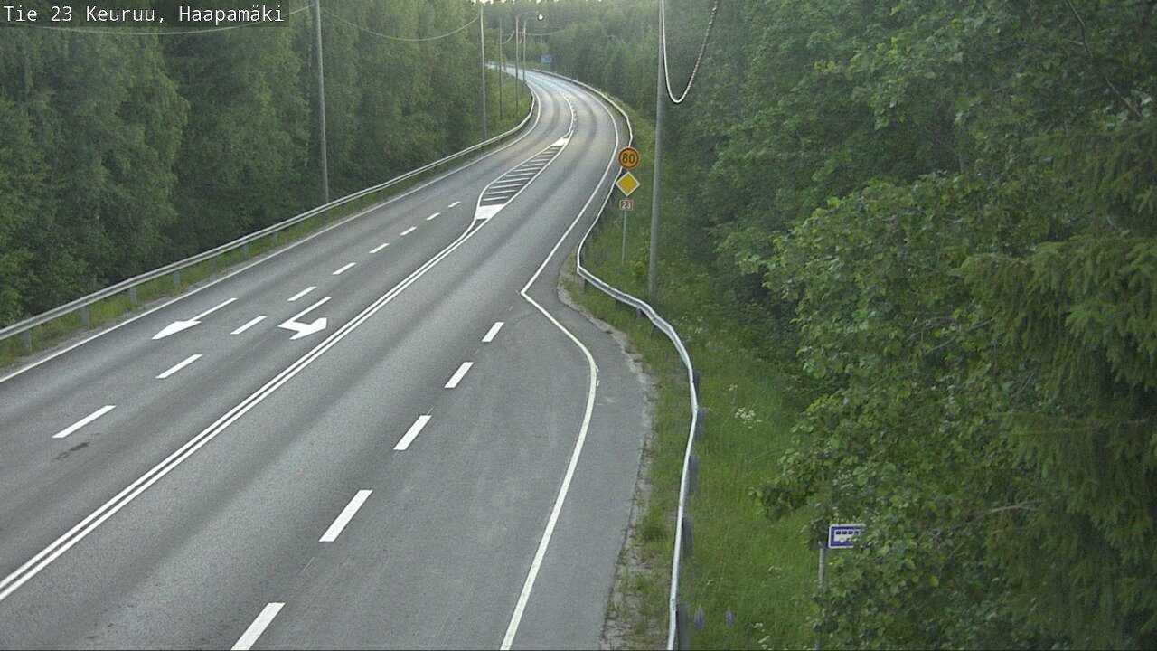 Weather Camera Image Road 23 Haapamäki, Keuruu, Keski-Suomi