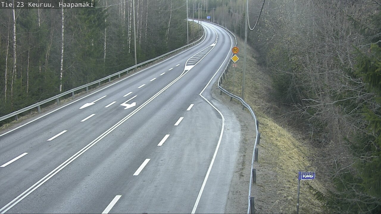 Weather Camera Image Väg 23 Haapamäki, Keuruu, Keski-Suomi