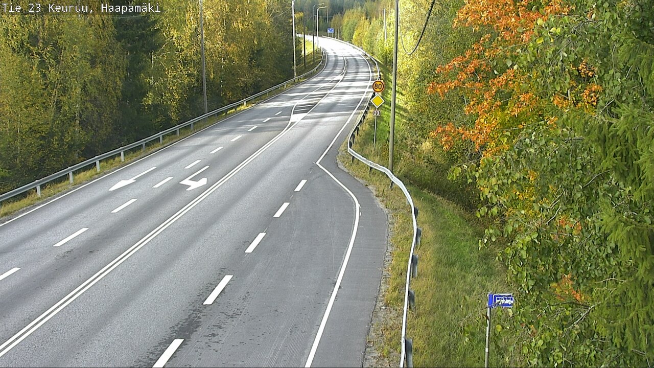 Weather Camera Image Road 23 Haapamäki, Keuruu, Keski-Suomi