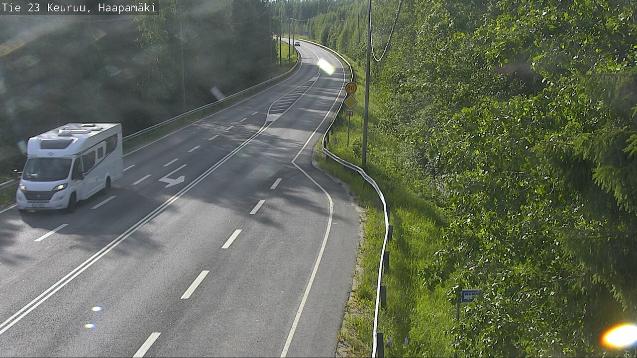 Weather Camera Image Road 23 Haapamäki, Keuruu, Keski-Suomi