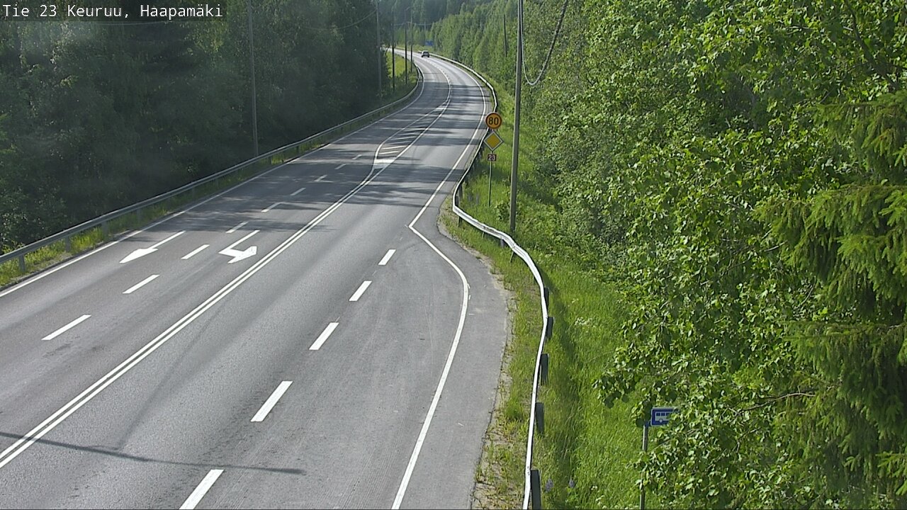 Kelikamerat Kuva Tie 23 Haapamäki, Keuruu, Keski-Suomi