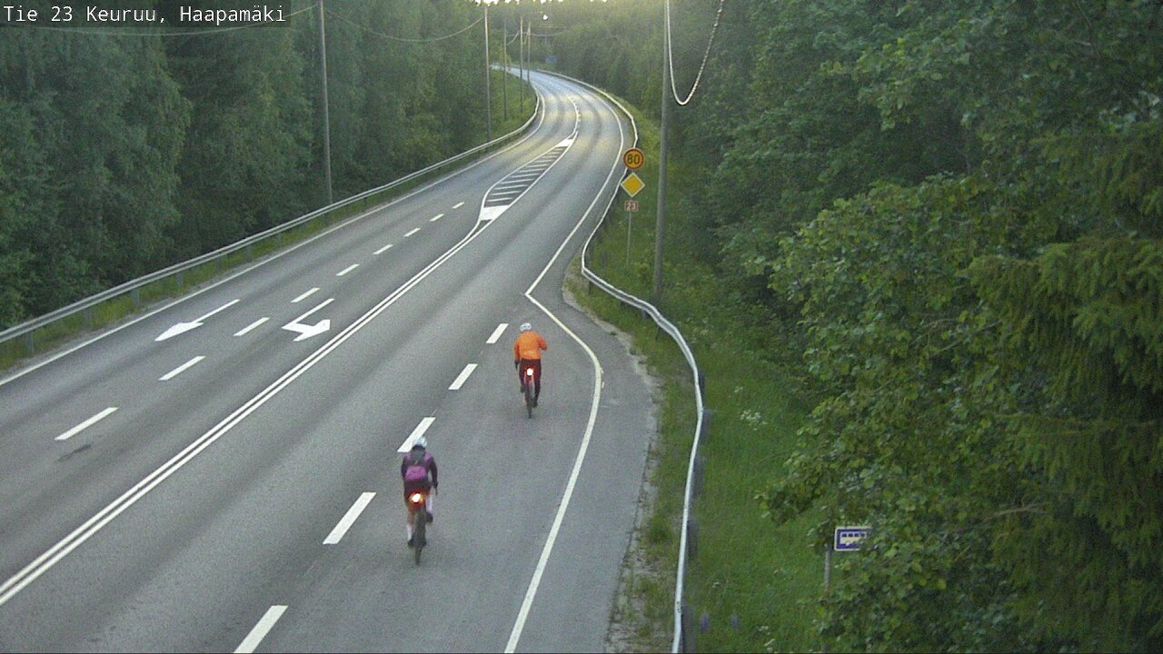 Weather Camera Image Road 23 Haapamäki, Keuruu, Keski-Suomi