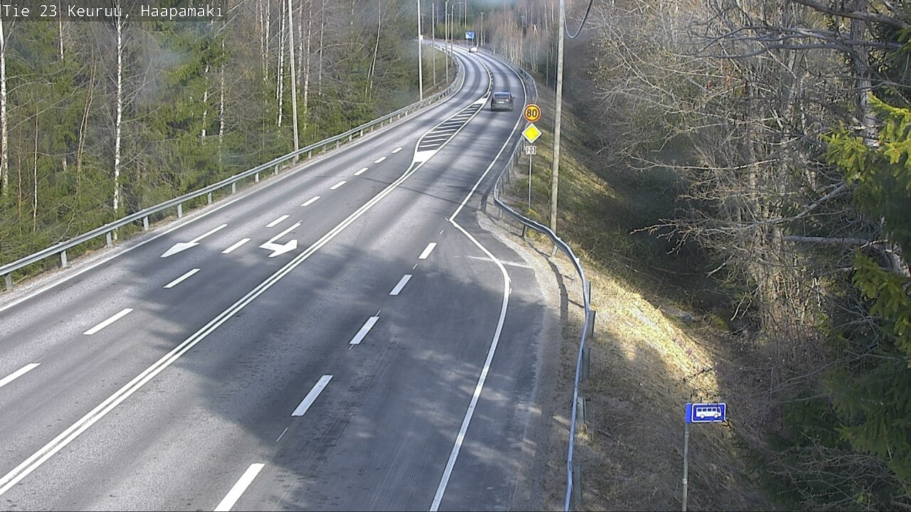 Weather Camera Image Road 23 Haapamäki, Keuruu, Keski-Suomi