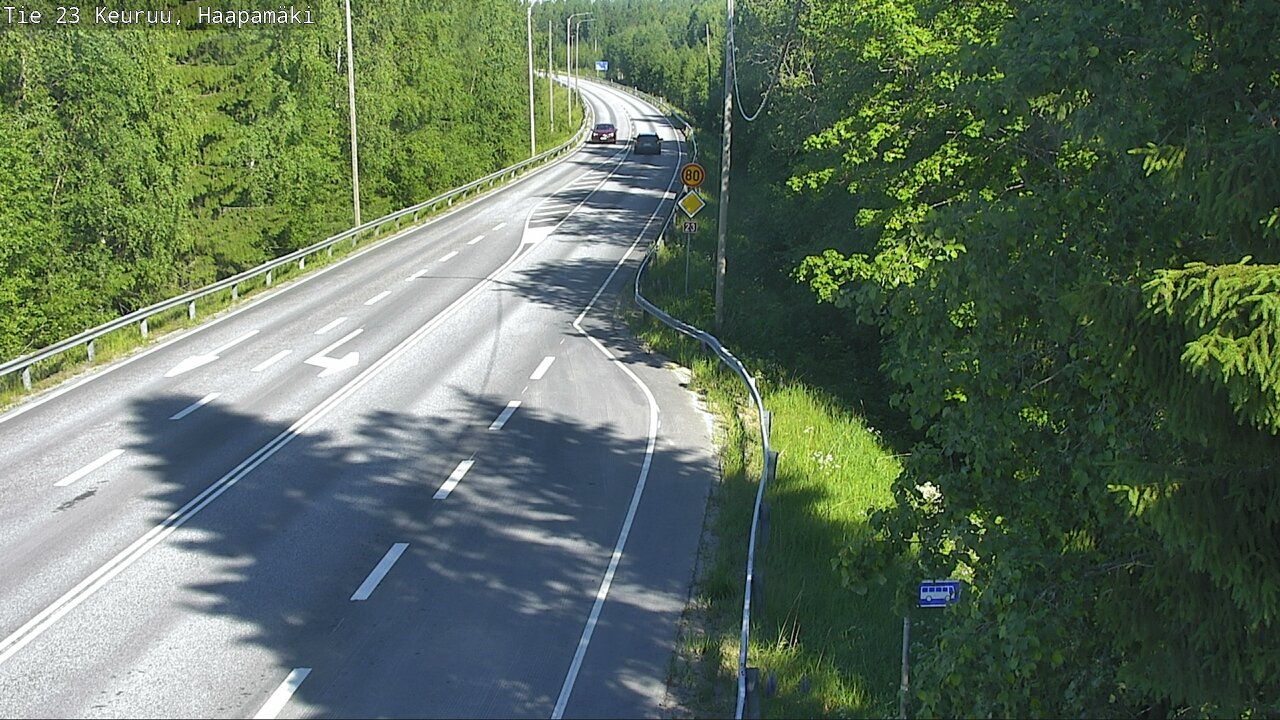 Weather Camera Image Road 23 Haapamäki, Keuruu, Keski-Suomi