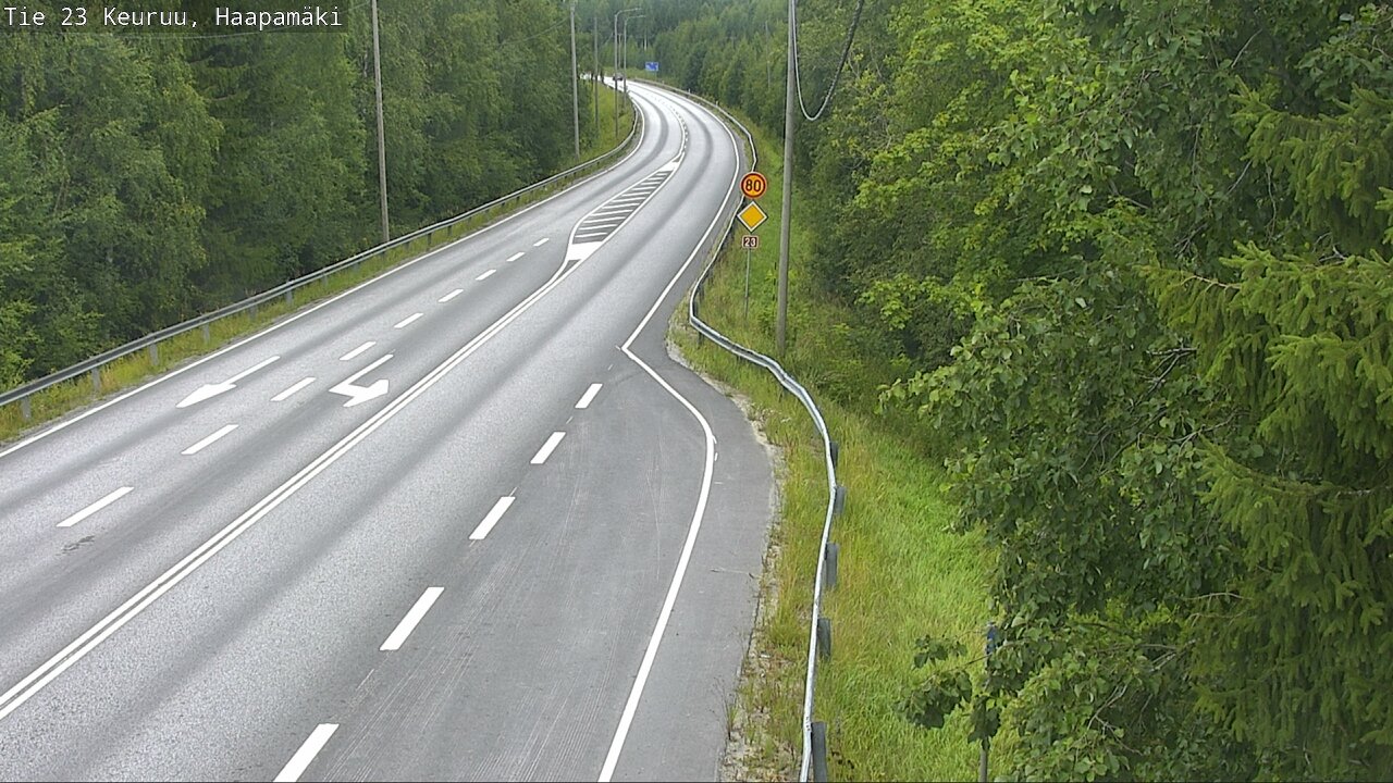 Weather Camera Image Road 23 Haapamäki, Keuruu, Keski-Suomi