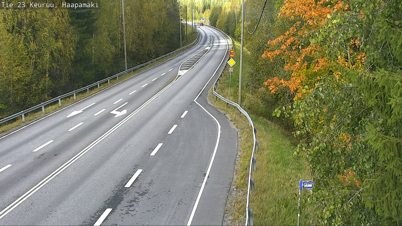 Weather Camera Image Road 23 Haapamäki, Keuruu, Keski-Suomi