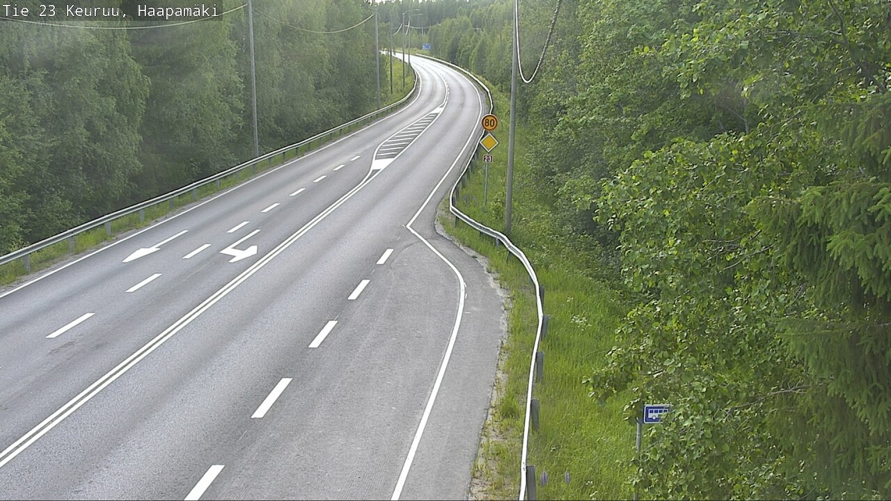 Weather Camera Image Road 23 Haapamäki, Keuruu, Keski-Suomi