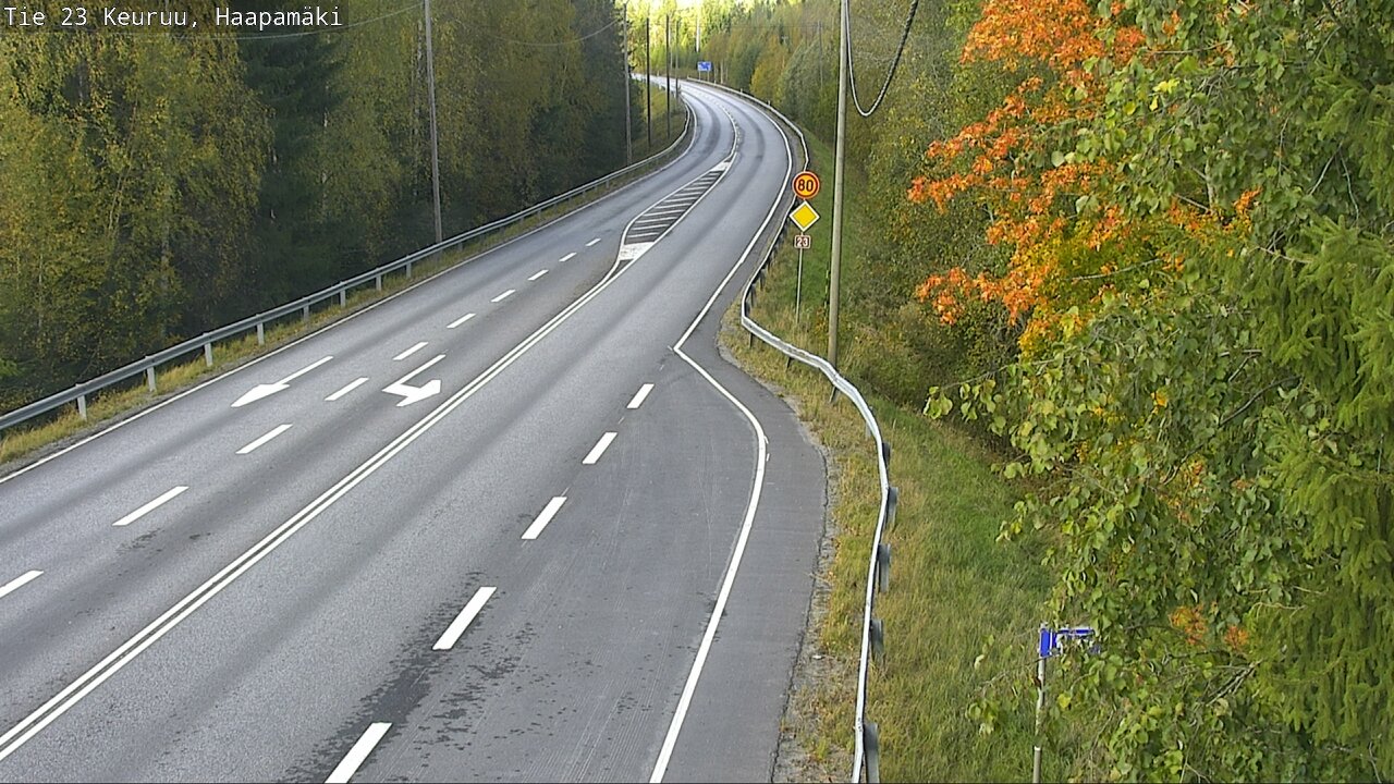 Weather Camera Image Road 23 Haapamäki, Keuruu, Keski-Suomi