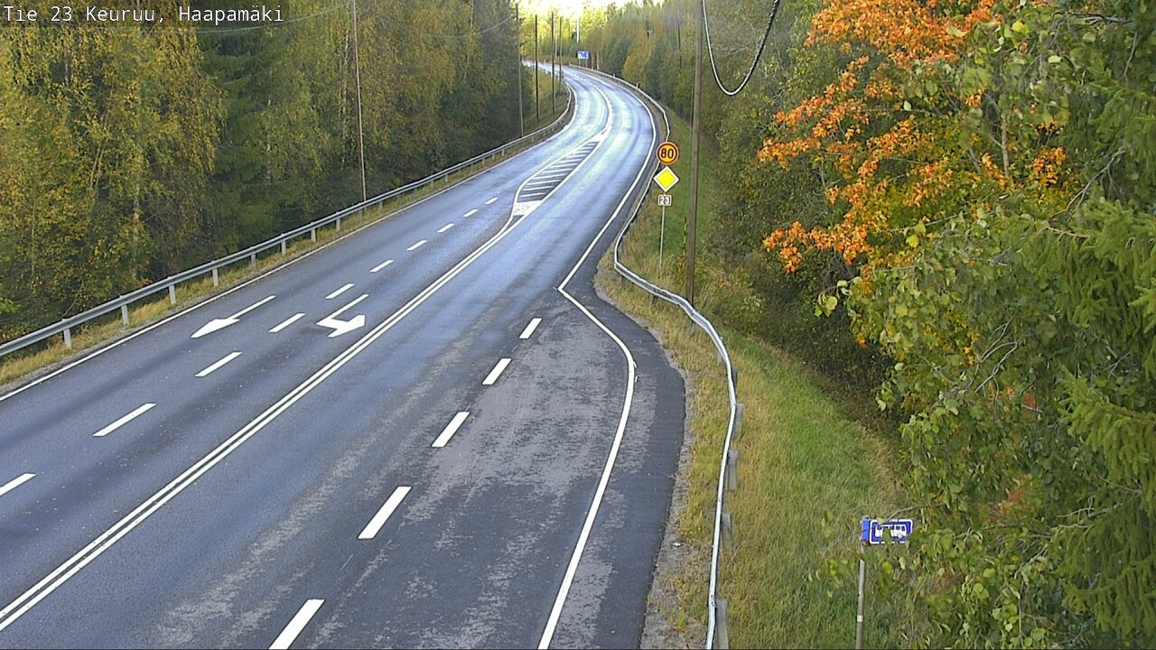 Weather Camera Image Road 23 Haapamäki, Keuruu, Keski-Suomi