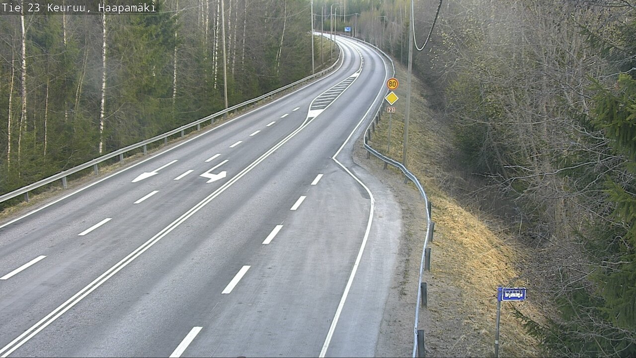 Weather Camera Image Road 23 Haapamäki, Keuruu, Keski-Suomi