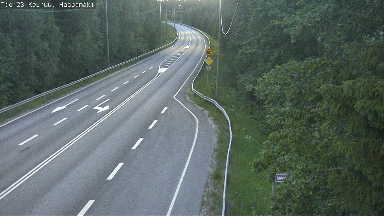 Weather Camera Image Road 23 Haapamäki, Keuruu, Keski-Suomi