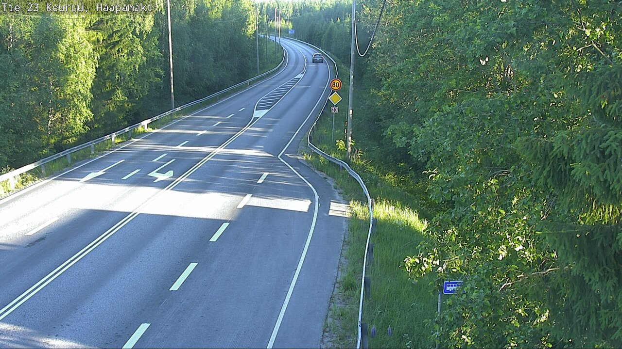 Weather Camera Image Road 23 Haapamäki, Keuruu, Keski-Suomi