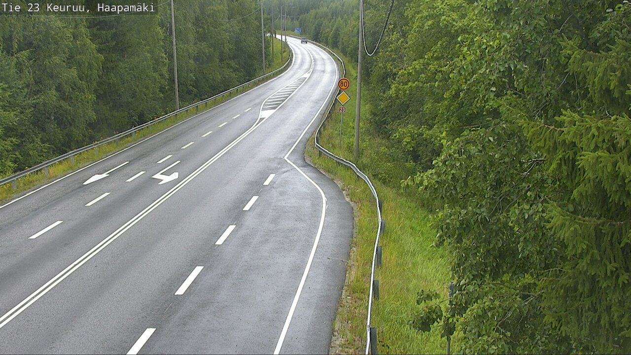 Weather Camera Image Väg 23 Haapamäki, Keuruu, Keski-Suomi