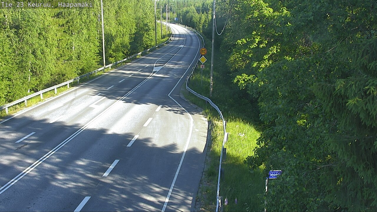 Weather Camera Image Road 23 Haapamäki, Keuruu, Keski-Suomi