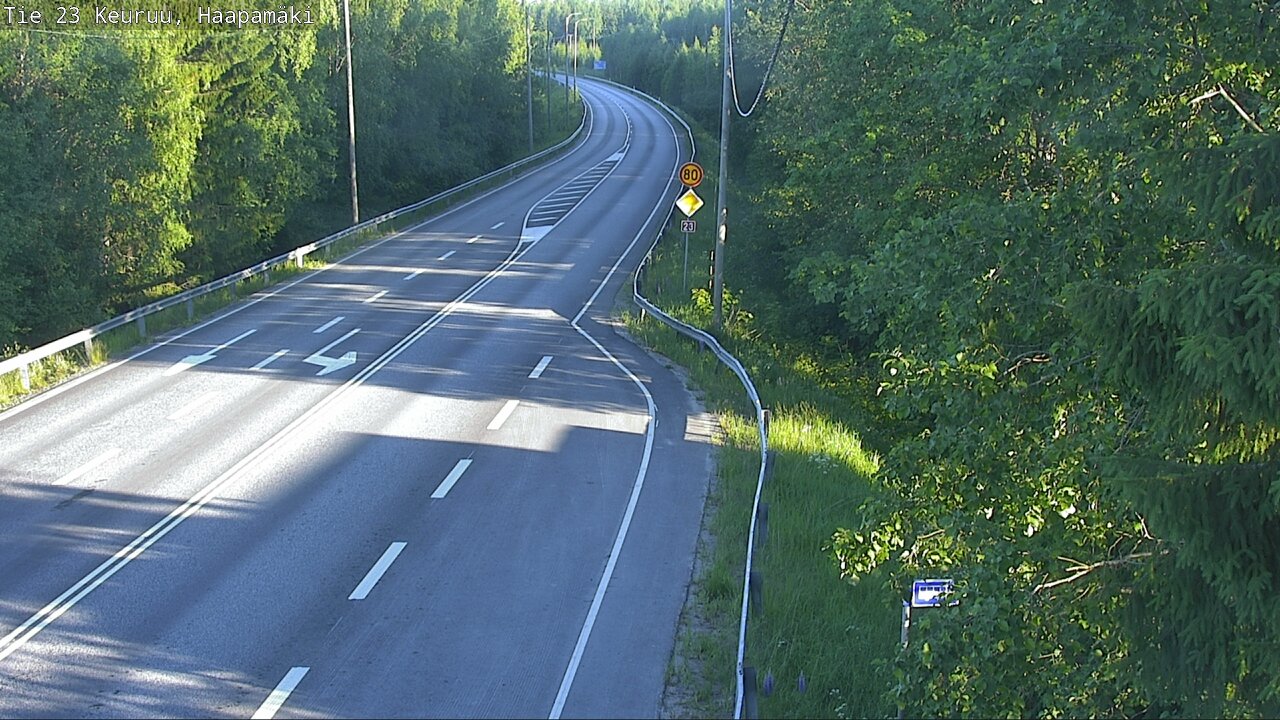 Weather Camera Image Road 23 Haapamäki, Keuruu, Keski-Suomi
