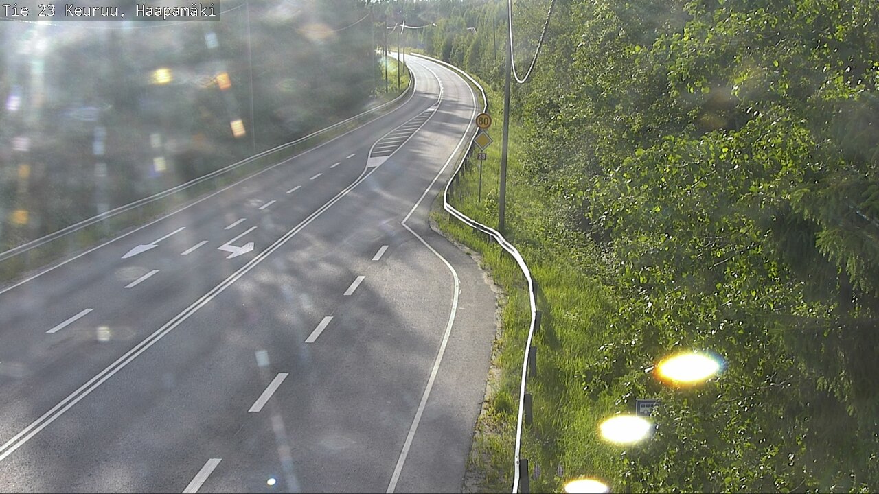 Weather Camera Image Road 23 Haapamäki, Keuruu, Keski-Suomi