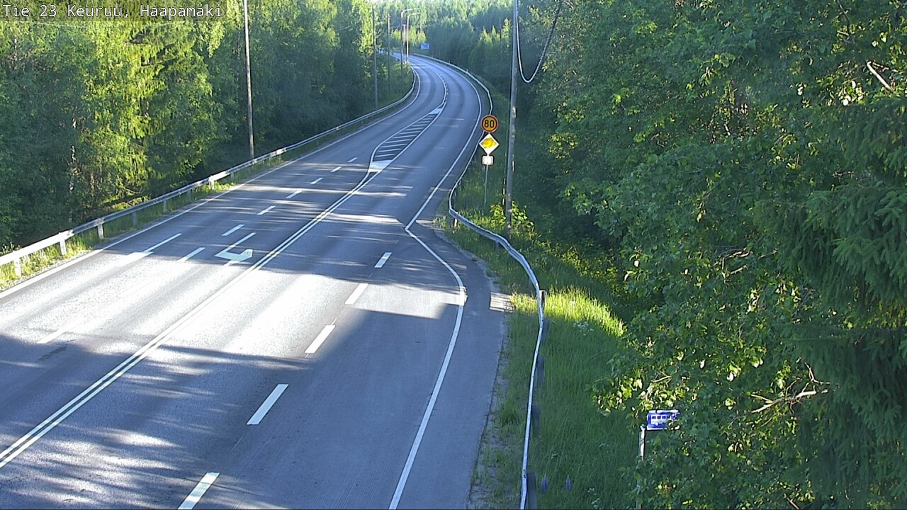 Weather Camera Image Road 23 Haapamäki, Keuruu, Keski-Suomi