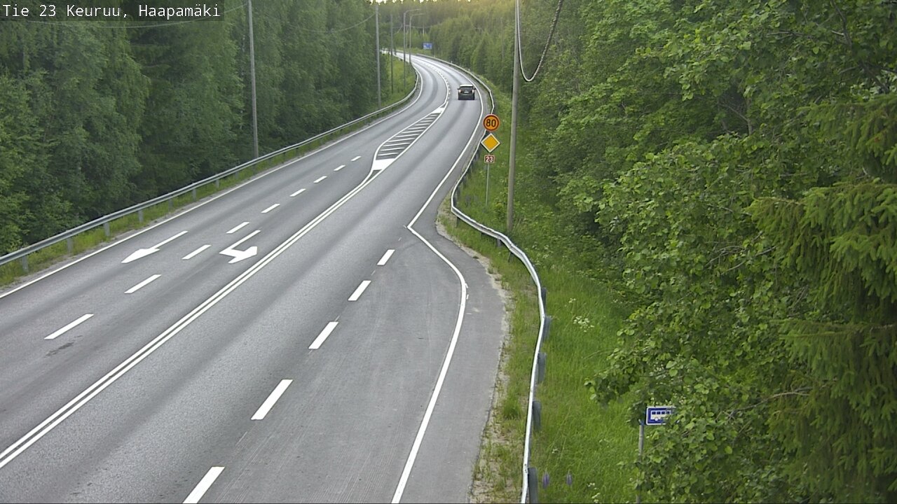 Weather Camera Image Road 23 Haapamäki, Keuruu, Keski-Suomi