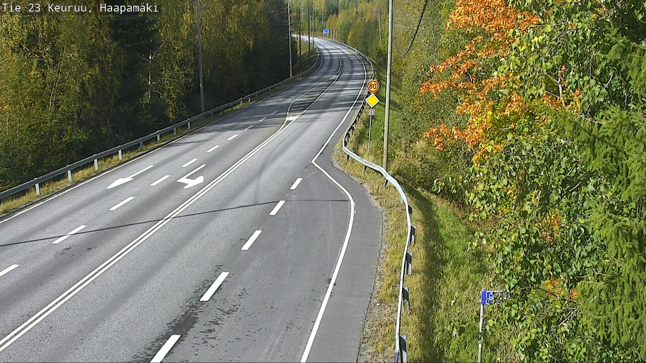 Weather Camera Image Road 23 Haapamäki, Keuruu, Keski-Suomi