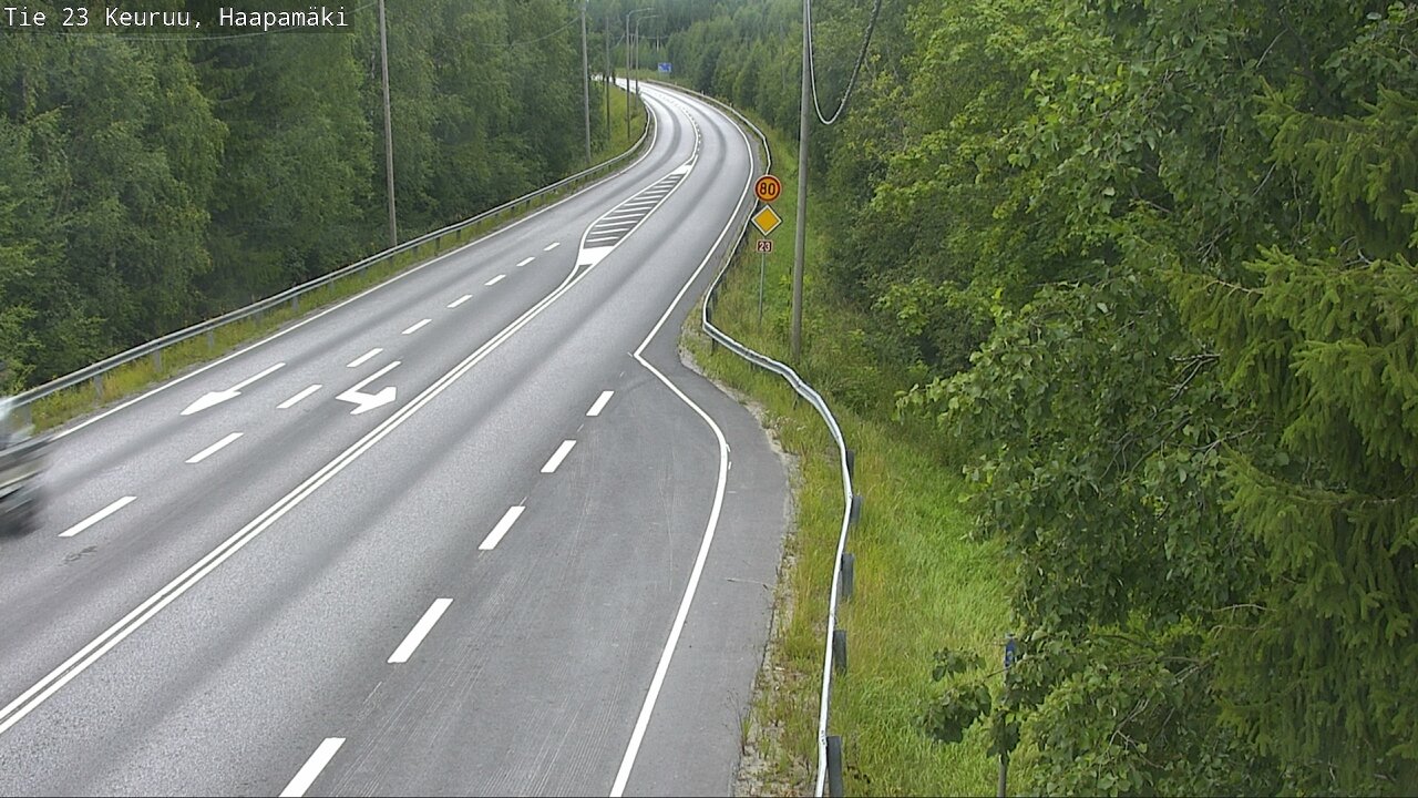 Weather Camera Image Väg 23 Haapamäki, Keuruu, Keski-Suomi