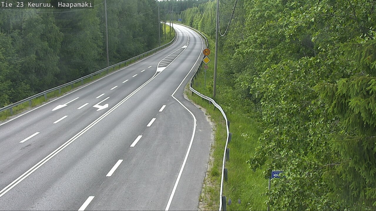 Weather Camera Image Road 23 Haapamäki, Keuruu, Keski-Suomi