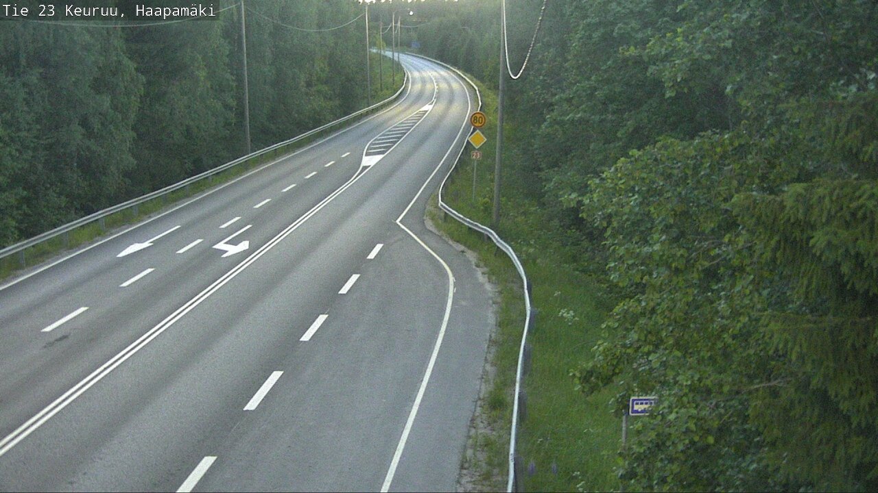 Weather Camera Image Road 23 Haapamäki, Keuruu, Keski-Suomi