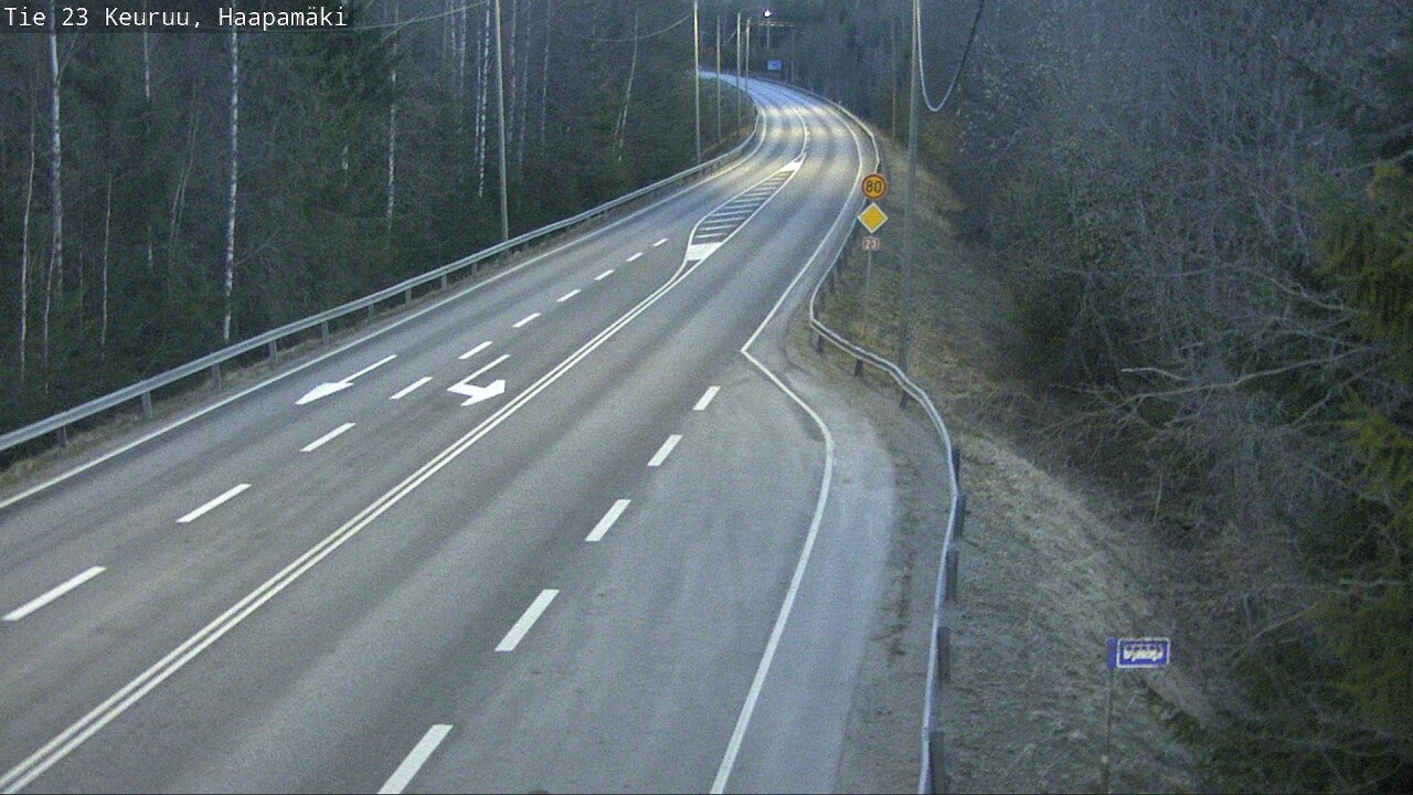 Weather Camera Image Väg 23 Haapamäki, Keuruu, Keski-Suomi