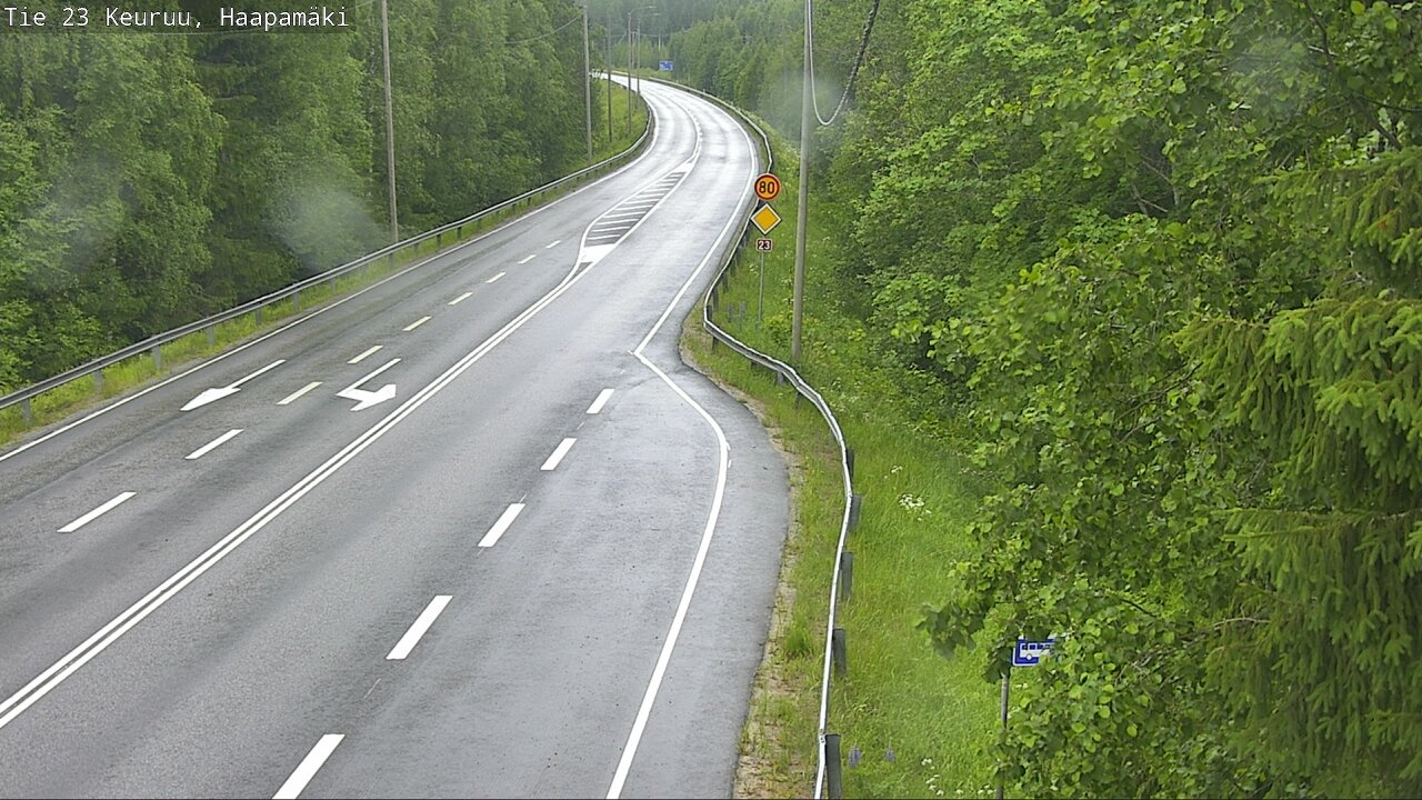 Weather Camera Image Väg 23 Haapamäki, Keuruu, Keski-Suomi