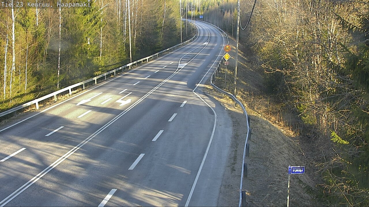 Weather Camera Image Road 23 Haapamäki, Keuruu, Keski-Suomi